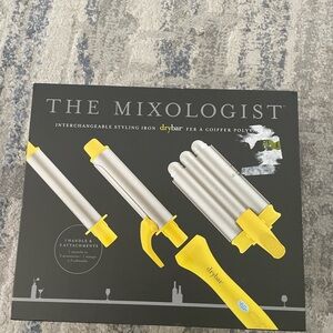 Drybar Yellow and Silver Styling Iron Set